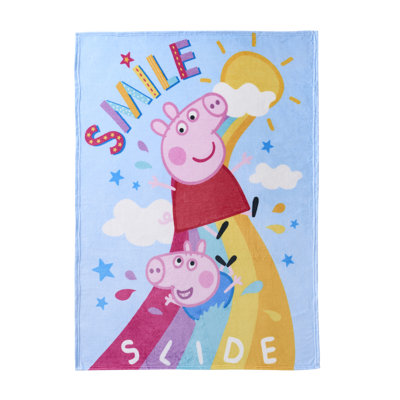 Peppa Pig 46x60 Kids Throw Blanket
