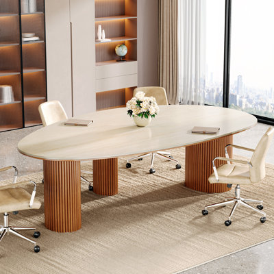 Haigh 87'' Oval Conference Table