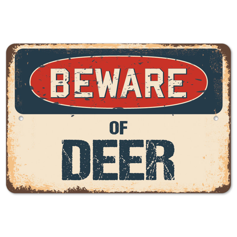 Decal-Deer_Beware Of Deer