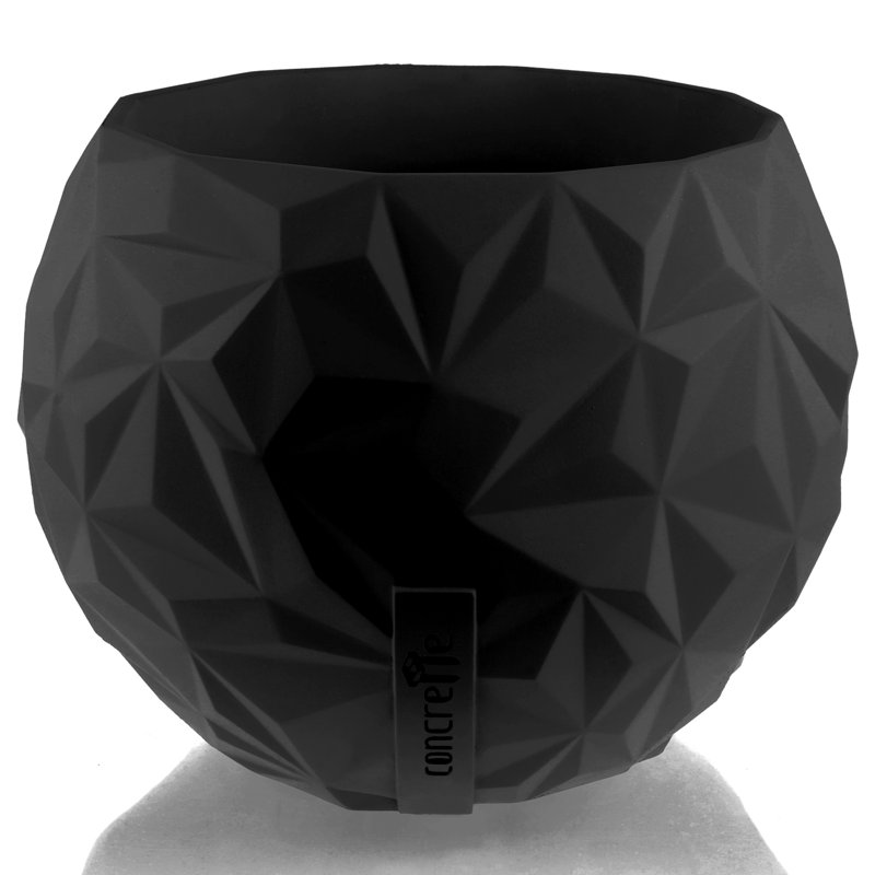 Handmade Pot Planter, Black Matt