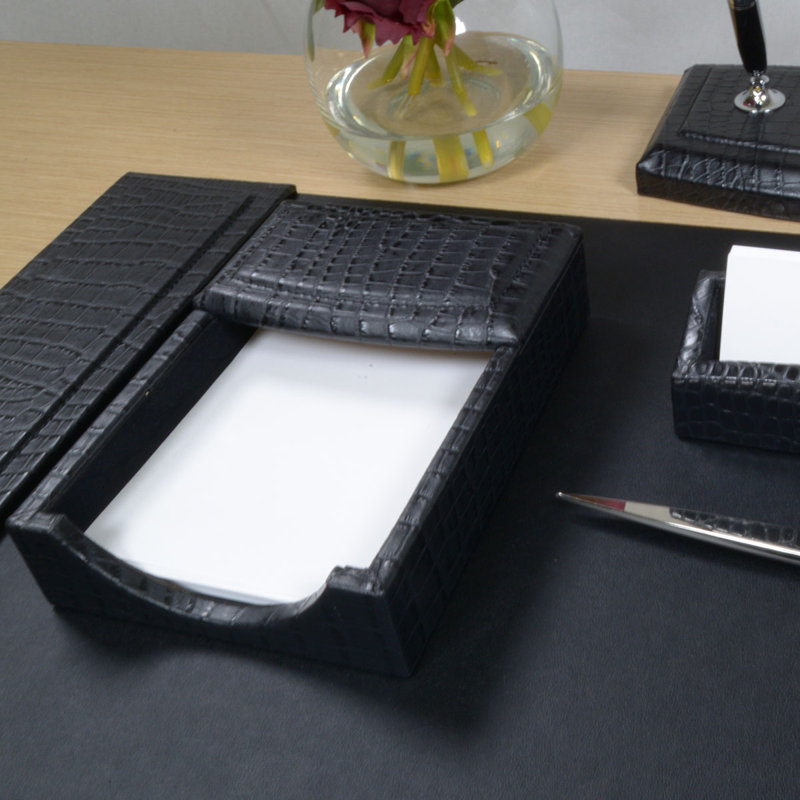 Leather Memo Pad Holder
