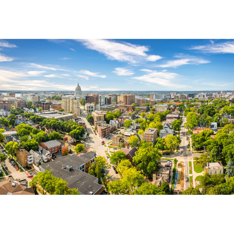 Madison Skyline - Photographie sur toile tendue, H 8 po x l 12 po