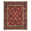 Shahjahan Wool Oriental Area Rug in Green/Red