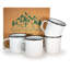 Rolled Black Rim Mug Set/4-1870558323