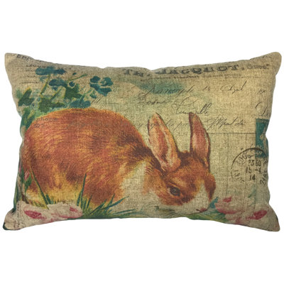 Linen Reversible Throw Pillow
