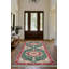 Tapis oriental en polyester beige et bleu Girirj-564766614