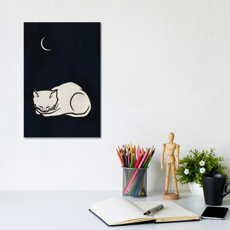 Cozy Dreams 1 Piece Wrapped Canvas Wall Art, 20.32 cm H x 30.48 cm W