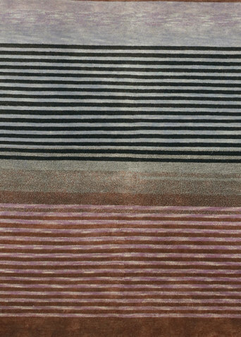 Aadi Hand Knotted Wool Area Rug, Blue,Black,Red,Pink,Purple,White,Orange,Green, Rectangle 7'9" x 10'6"