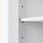 Grande armoire de rangement polyvalente Glenita avec tablettes réglables et dispositif anti-basculement, idéale pour la salle de bain, la cuisine et le salon.