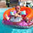 Swimline Inflatable UFO Lounge Chair Swimming Pool Float W/Squirt Gun (2 Pack)