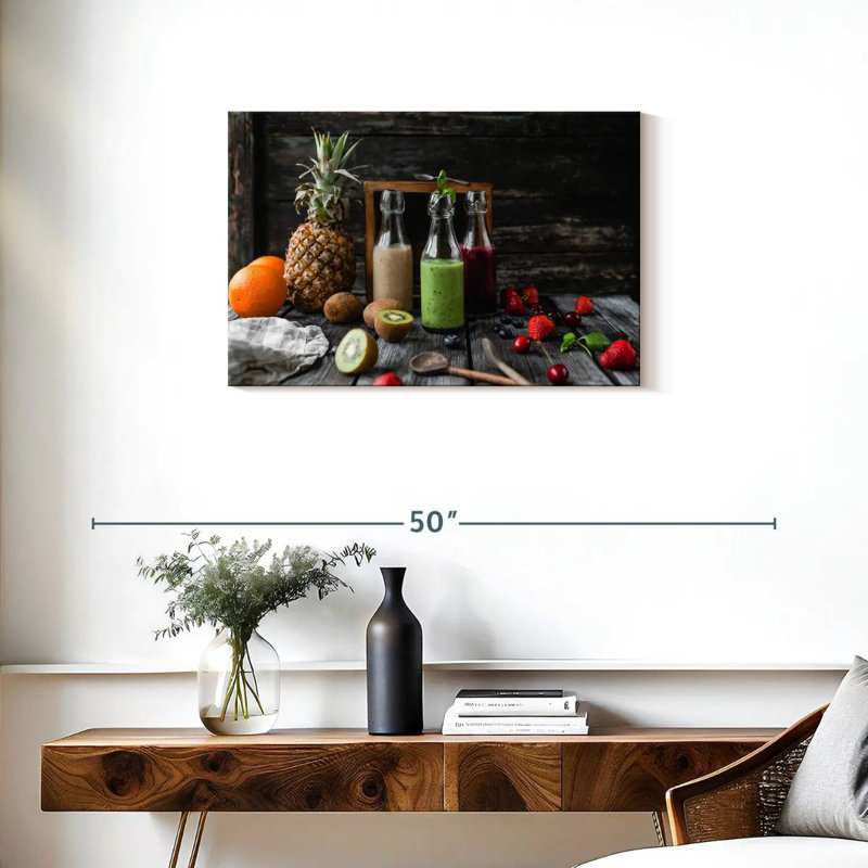 Yarlin Organic Fruit Smoothies, 20" H x 30" W