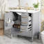 Meuble-lavabo simple 30 po avec comptoir en céramique-1969820920