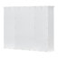 Armoire à pharmacie 36 po, armoire de rangement murale pour salle de bain, armoire murale moderne avec miroir, armoire à miroir avec 3 portes (ne pas inclure le meuble-lavabo)-2099963359
