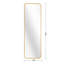 Miroir 47 po x 14 po