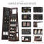 Modern Pure White Triangular Jewellery Armoire With Full-Length Mirror-98969553