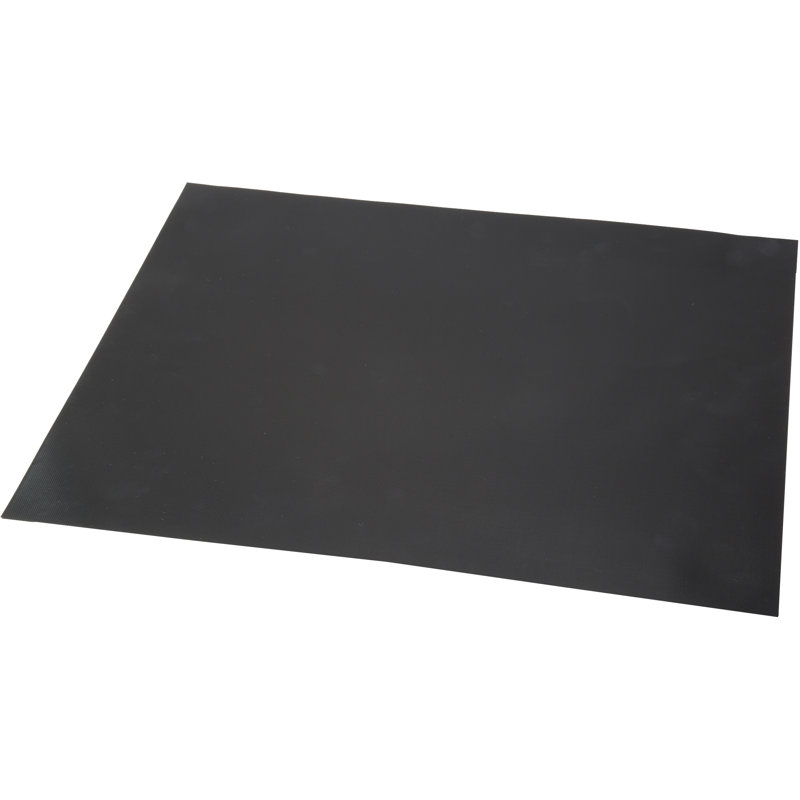 Black Non-Stick Reusable BBQ Grill Mats Set of 2