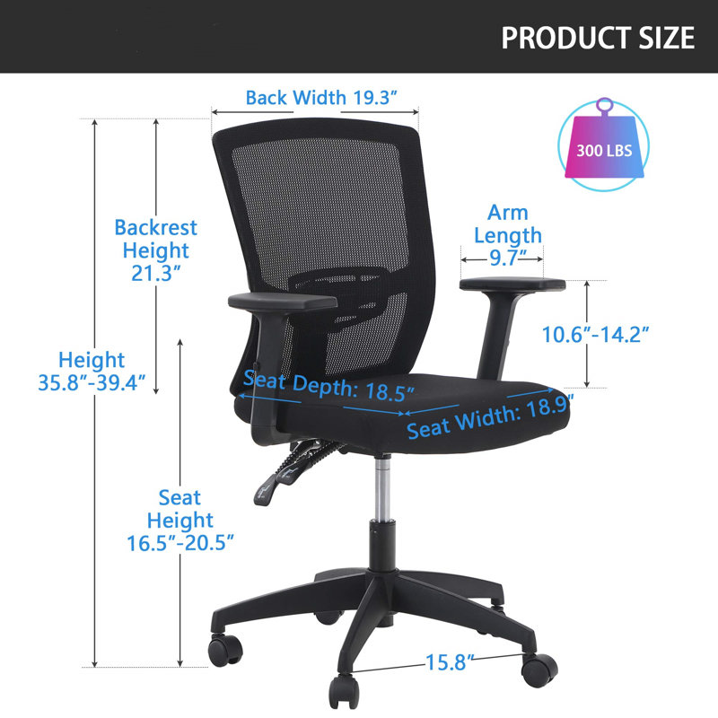 Shoemaker Ergonomic Mesh Task Chair
