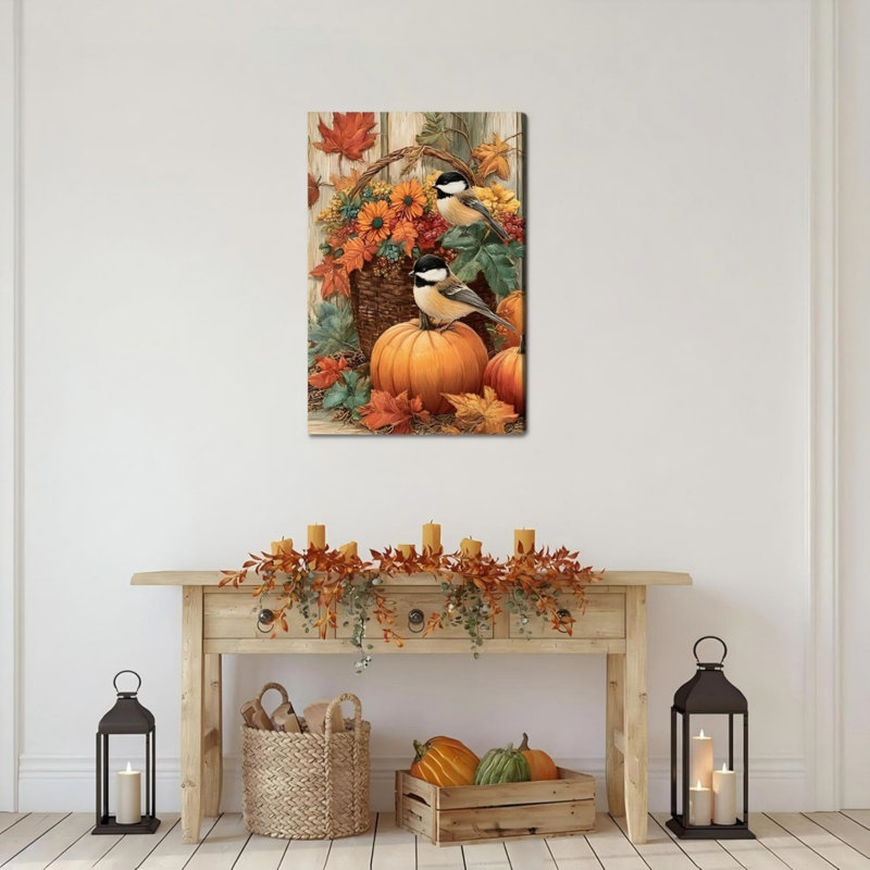 Art mural 24 po x 32 po Birds