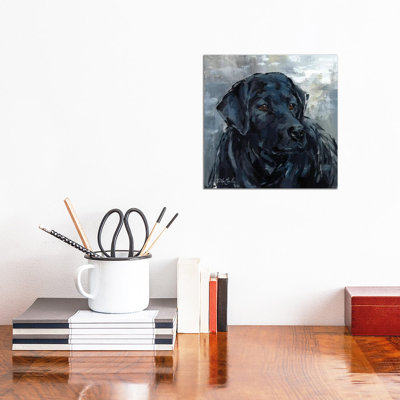 Loyal Lab by Debi Coules - Wrapped Canvas Painting