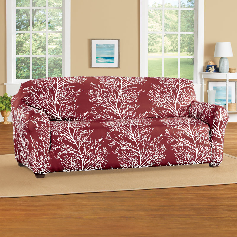 Housse pour meuble Elegant Foliage Design, L 96 po x P 77 po, Polyester marine