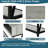 Metal X Frame Console Table with Open Shelves-2001785307
