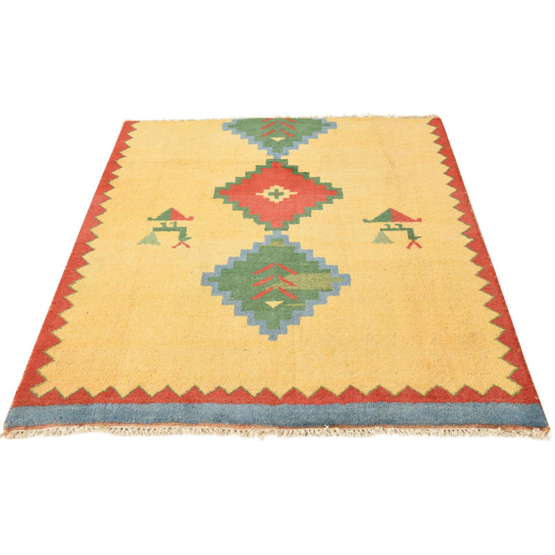 Tapis jaune Polla 4 x 6
