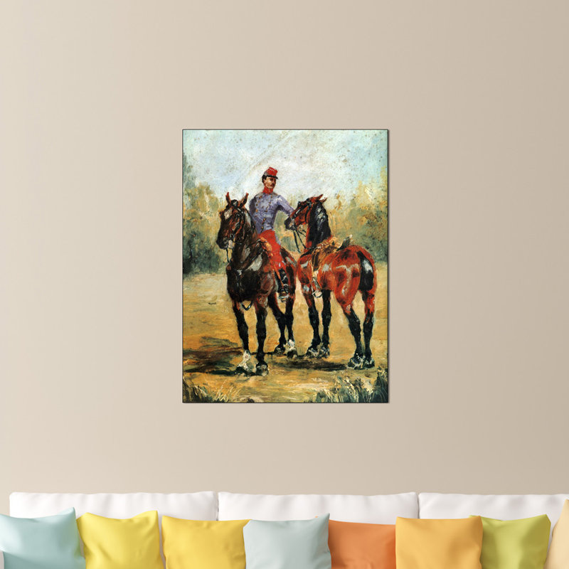Henri De Toulouse-Lautrec - Wrapped Canvas Painting, 80cm H x 60cm W x 1.8cm D