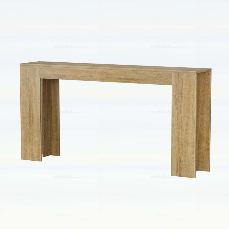 Très grande table d'entrée, Chêne