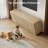Fluted Mid-Century Modern Sideboard & Buffet Cabinet – Adjustable Shelves, TV Console, Accent Storage for Living Room, Dining Room, Entryway, Natural Wood-1388678144