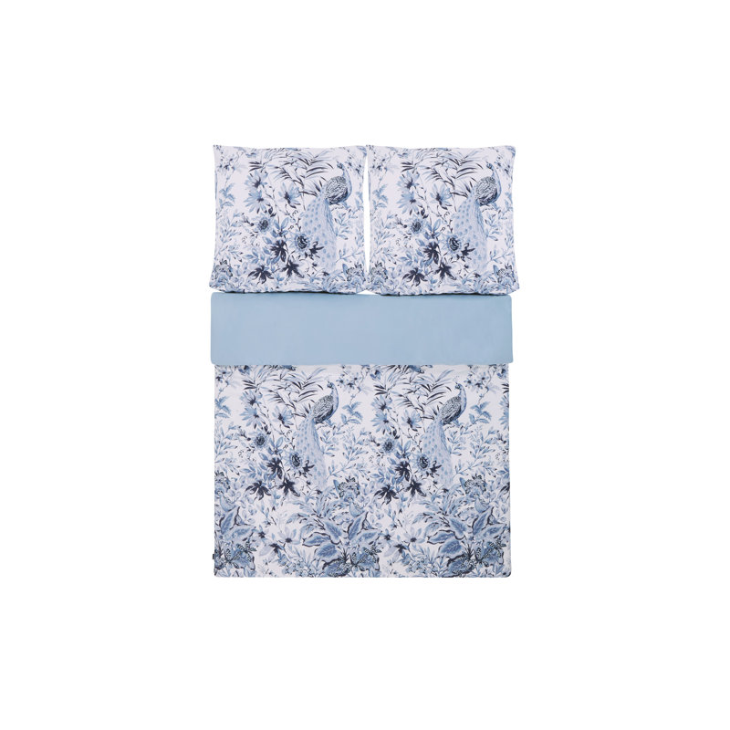 Sorensen Floral Duvet Cover Set with Pillowcases, 155 x 220 cm - 1 Pillowcase (80 x 80 cm)