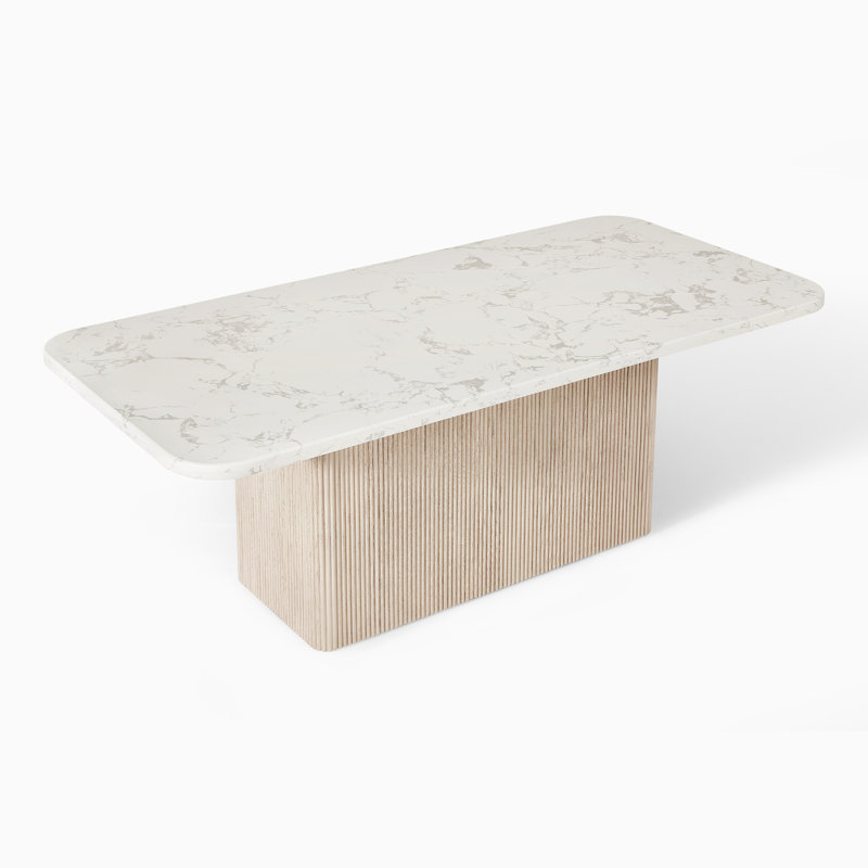 Table de salle à manger Hernest, White