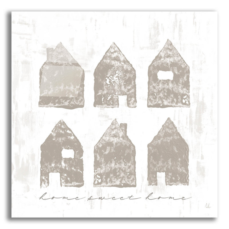«Home Sweet Home IV» par Sarah Adams, H 12 po x l 12 po x P 0,13 po
