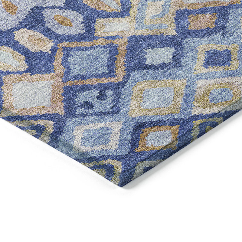 Machine Washable Indoor/Outdoor Chantille ACN2303 Casual Rug, Rectangle 8' x 10'