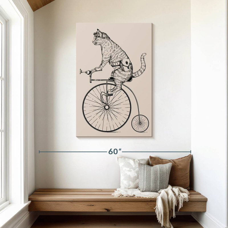 Mehar Steampunk Cat, 45" H x 30" W