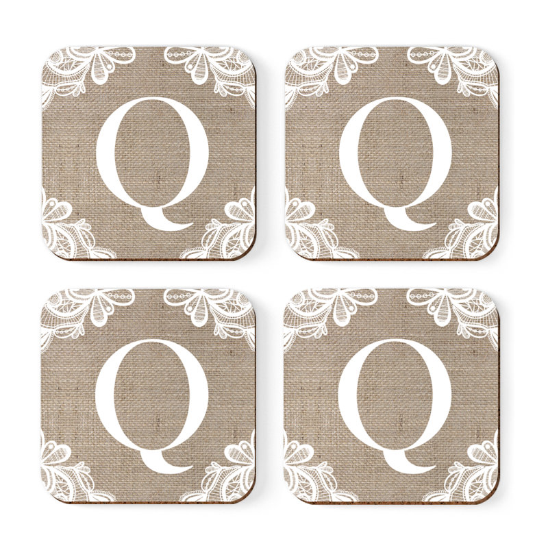 Sous-verres Café à monogramme, Q