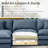 Dayman 102"W Modular Chenille LAF RAF Sectional, Sofa Couch, 3 Seater-1203519943