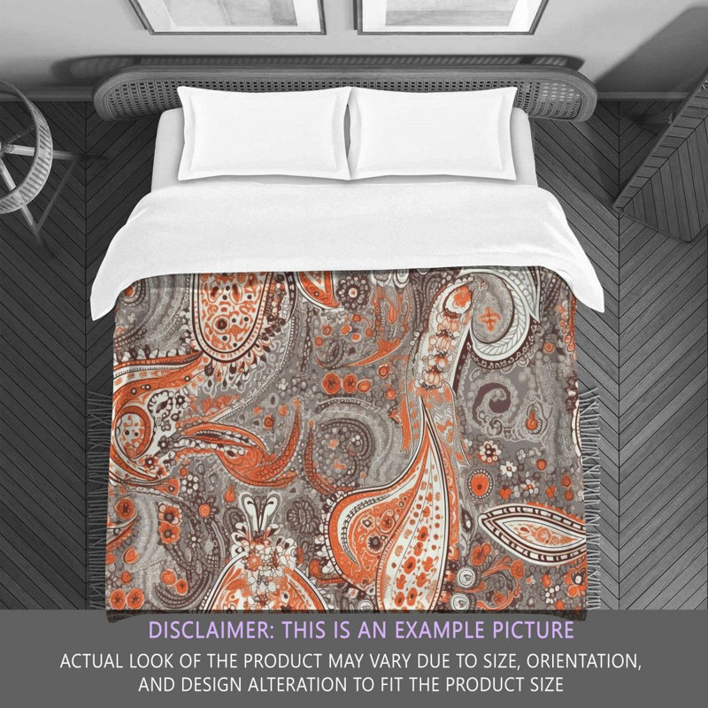 Paisley Bedding, Queen Comforter