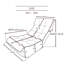 Canapé simple inclinable Fauteuil japonais Tatami