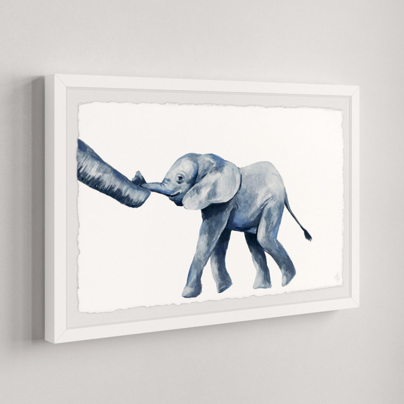 «Emelia Elephant Trunks», reproduction encadrée, H 24 po x l 36 po x P 1,5 po