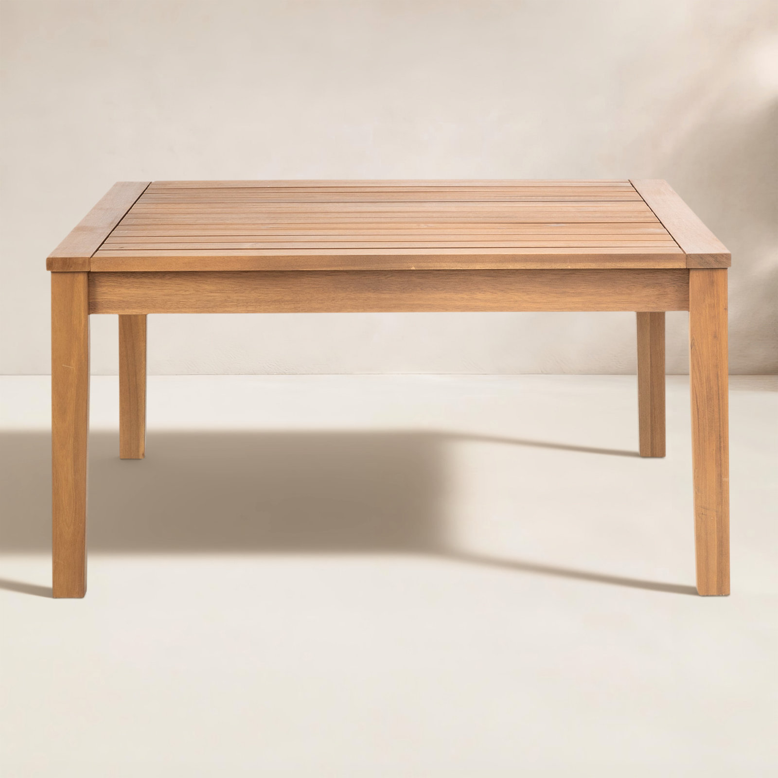 Weslyn 35" Acacia Patio Table
