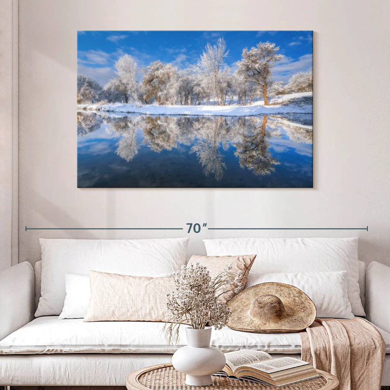 Alvord Frosted Trees, 32" H x 48" W