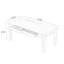 Bureau rectangulaire en bois massif Burlywood-244732325