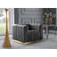 Fauteuil en velours de 38,5 po Tyneside-1883192234