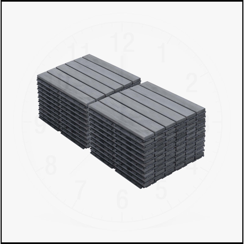 Carreaux de terrasse en bois franc de qualité supérieure pour divers espaces, rehaussant la beauté et la fonctionnalité