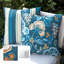 Coussin décoratif d'extérieur imperméable imprimé floral pour jardin de patio-840368373-840329198