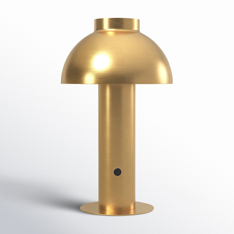 Zosia Metal USB Table Lamp, Gold