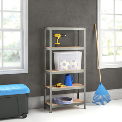 70cm W Metal Height -Adjustable Shelving Unit