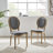 Baril Upholstered Oval Back Side Wood Chair-954866528