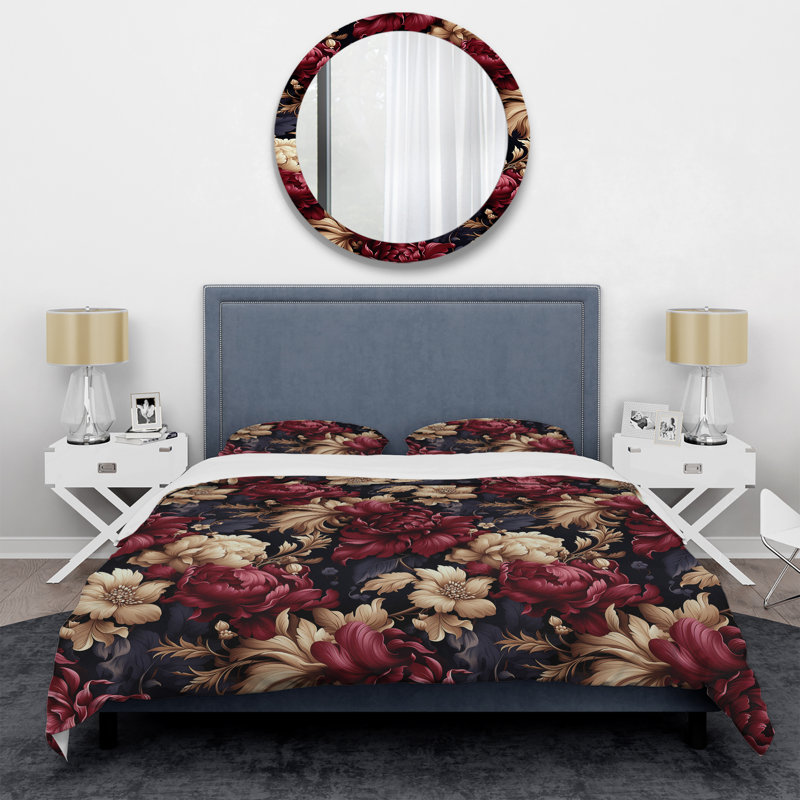 Ensemble de housse de couette Regency, Housse de couette simple + 1 taie décorative stan