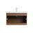 Gennep 32" Wall-Mounted Bathroom Vanity with Sink – Floating Wood Cabinet with Soft-Close Storage & Integrated Ceramic Top-288309357